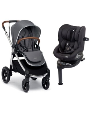 Ocarro Shadow Grey Pushchair with Joie Spin 360 Ember